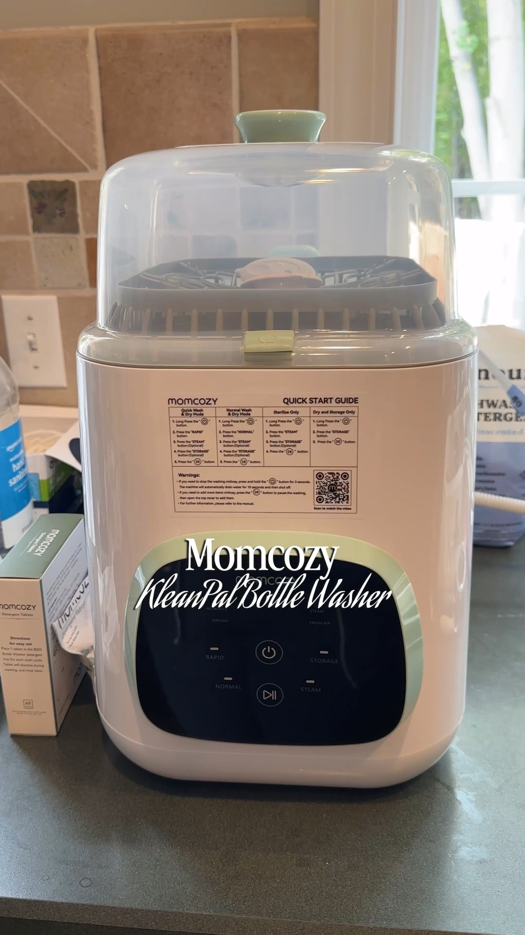 Have you seen this viral bottle washer? Let me tell you - it is worth the hype! I wish I had this as a first time mom. We are barely using bottles and I’m not pumping yet (exclusively nursing and using collection cups/manual pumps), and it’s been a huge time saver. Cannot recommend enough. I’ve also shared my top maternity, postpartum and newborn recommendations on my Amazon storefront 🤰🏻👶🏻