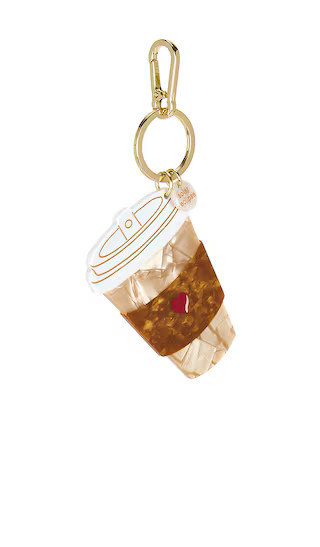 Hand-painted Bag Charm in Coffee | Revolve Clothing (Global)