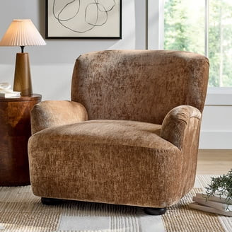 Better Homes & Gardens Waylen Accent Chair, Caramel Chenille | Walmart (US)