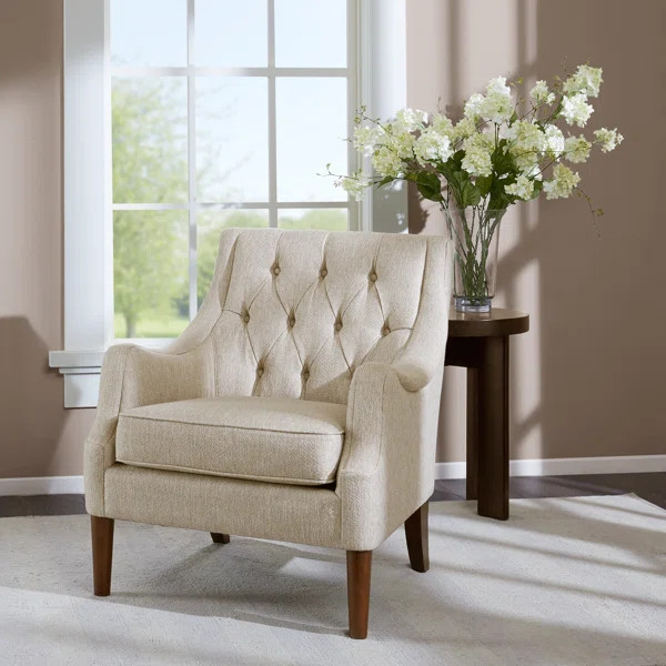 Galesville 29.25'' Wide Tufted Wingback Chair | Wayfair North America