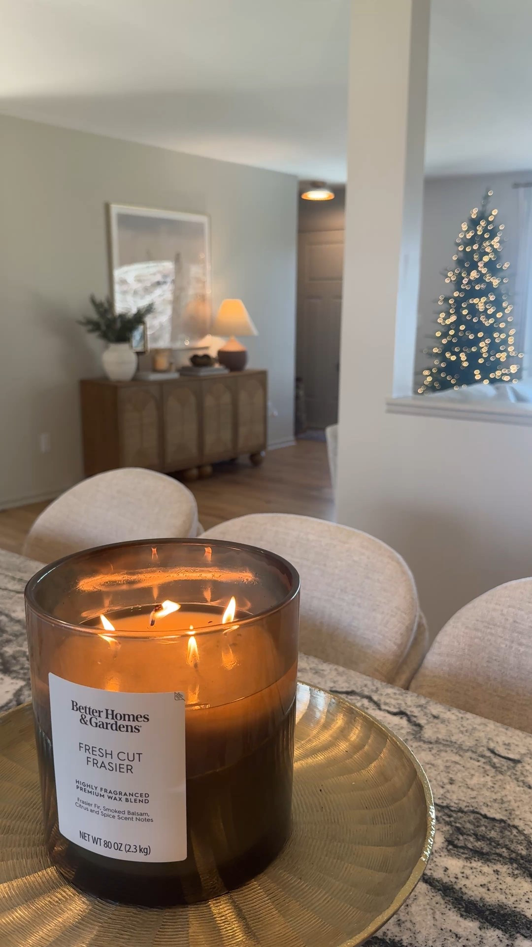 This view & this candle 🩷 

Christmas tree, console, candle, Christmas candle, living room furniture, Christmas ideas, lamp, stems, holiday vibes 

#LTKHome #LTKSeasonal