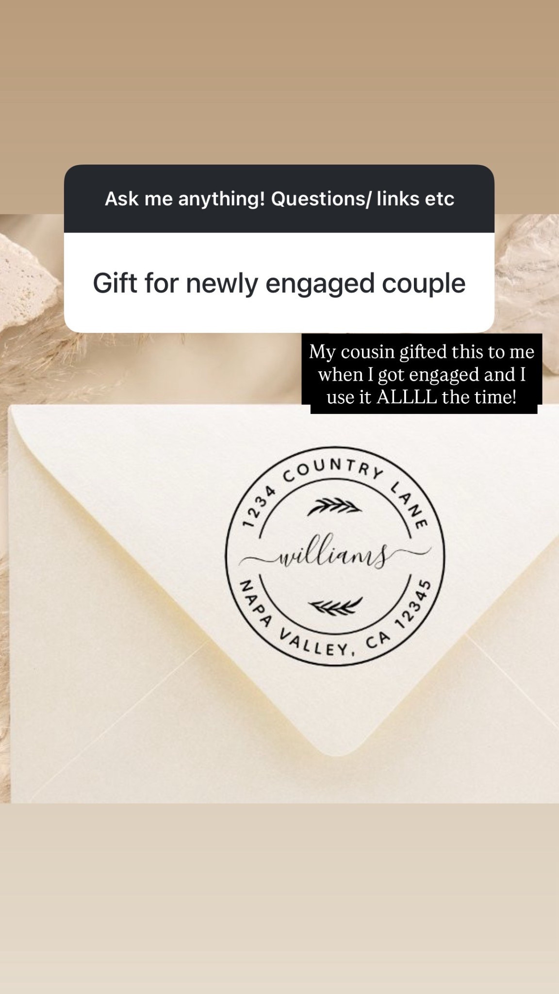 Engagement gift ideas 

#LTKGiftGuide #LTKHoliday #LTKWedding