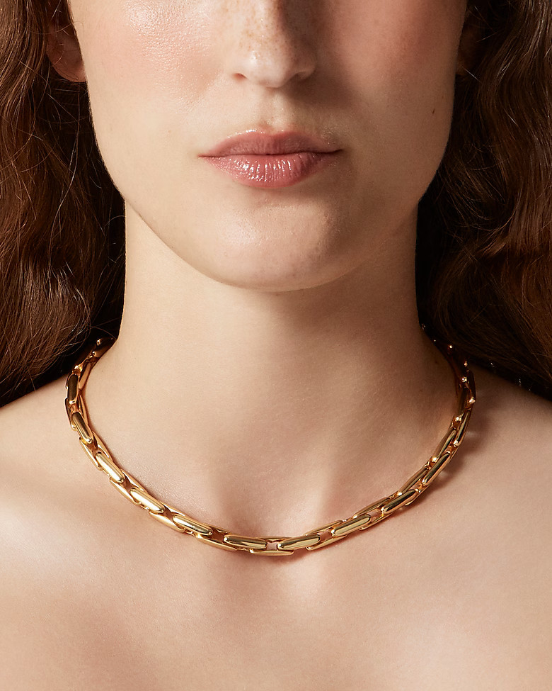 Rounded link chain necklace | J. Crew US