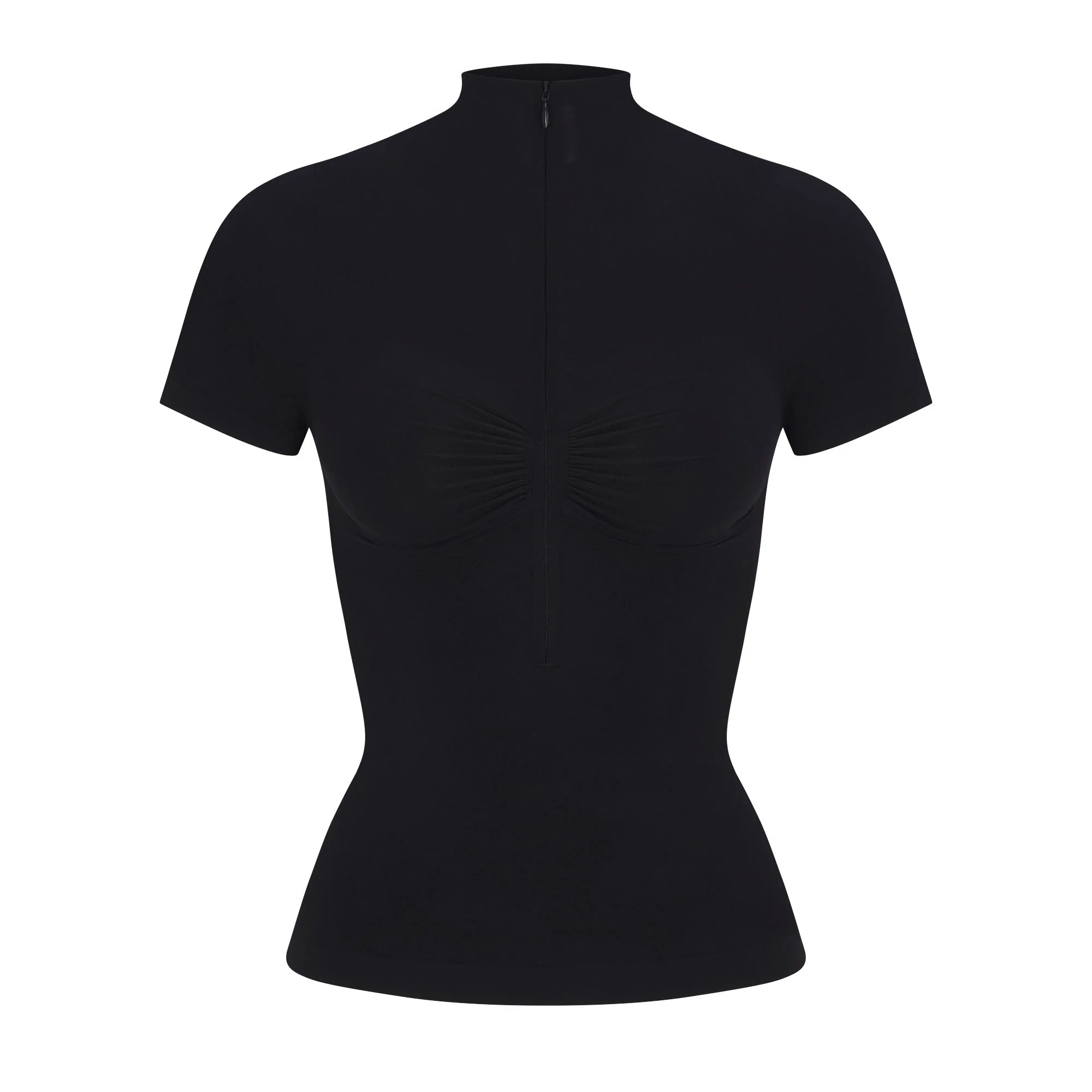 ZIP FRONT T-SHIRT | SKIMS (US)