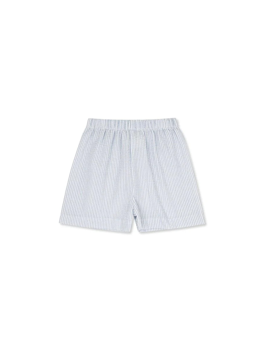 Stewart Short - Simply Blue Seersucker | Lullaby Set