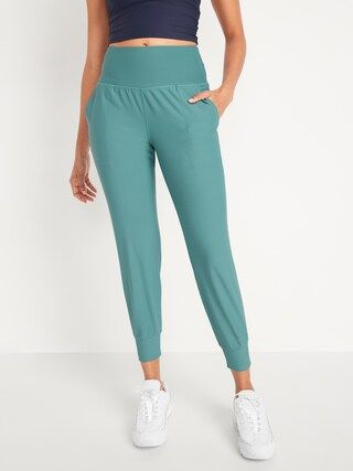 High-Waisted PowerSoft 7/8-Length Joggers for Women | Old Navy (CA)