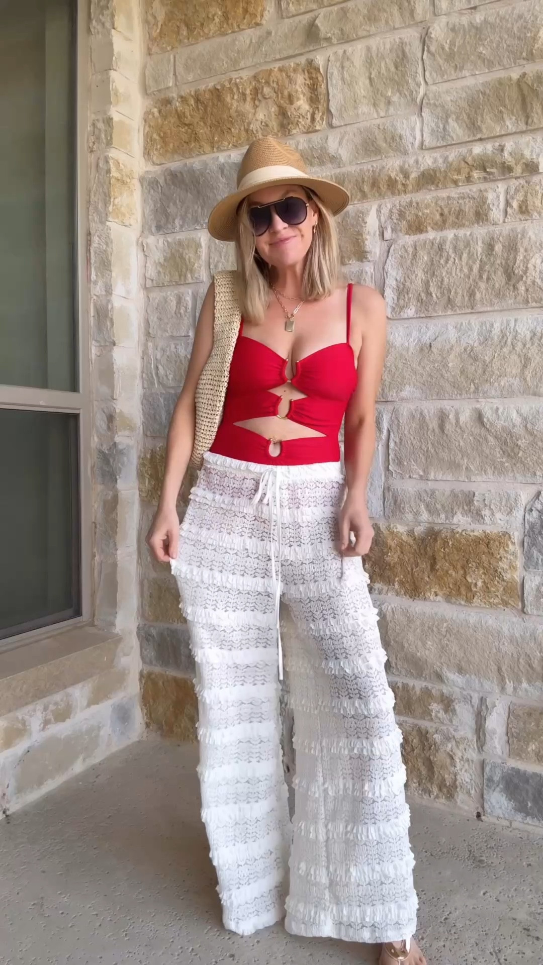 Easy vacation outfit inspo! Wearing a small in all 

#LTKtravel #LTKsalealert #LTKswim