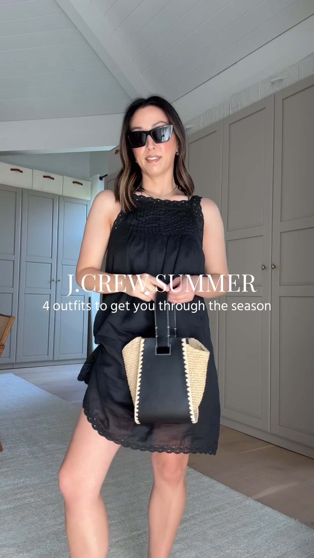 My favorite summer pieces from @jcrew. Easy linen, flattering swim, and effortless dresses you'll wear all season. #injcrew #ad

Black mini dress xs
Puff sleeve button up small
Linen shorts xs
One-piece swimsuit size 2 long torso
Cover up shorts small - size up
White eyelet mini dress xs
Woven tote
Black sandals 5

#LTKPetite
