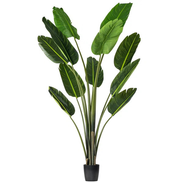 Artificial Potted Travelers Palm Tree | Wayfair North America