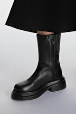 LEDERSTIEFEL MIT DICKER SOHLE - SCHWARZ - Boots - COS | COS (EU)