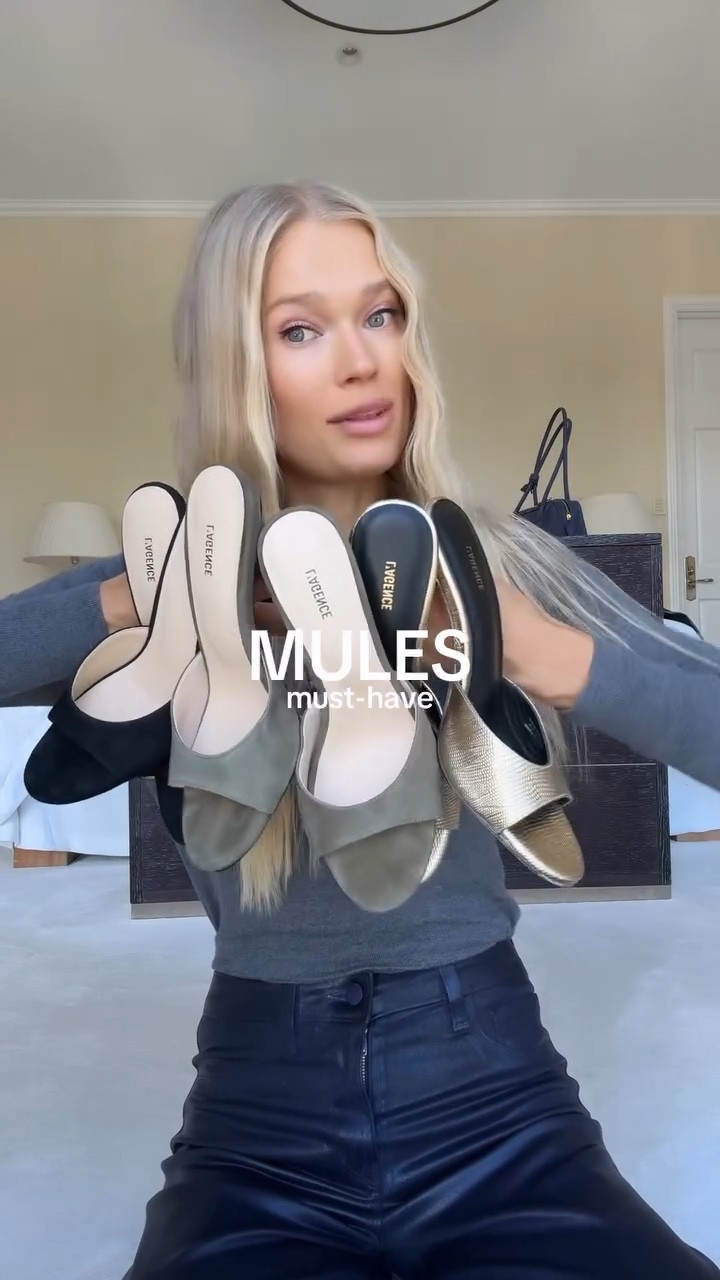 You know a pair of shoes is good when you own every color 🤣 I’ve been living in this style lately because they are so perfect for every outfit and season 👡

#shoestyle #mules #styleinspo 

#LTKStyleTip #LTKBeauty