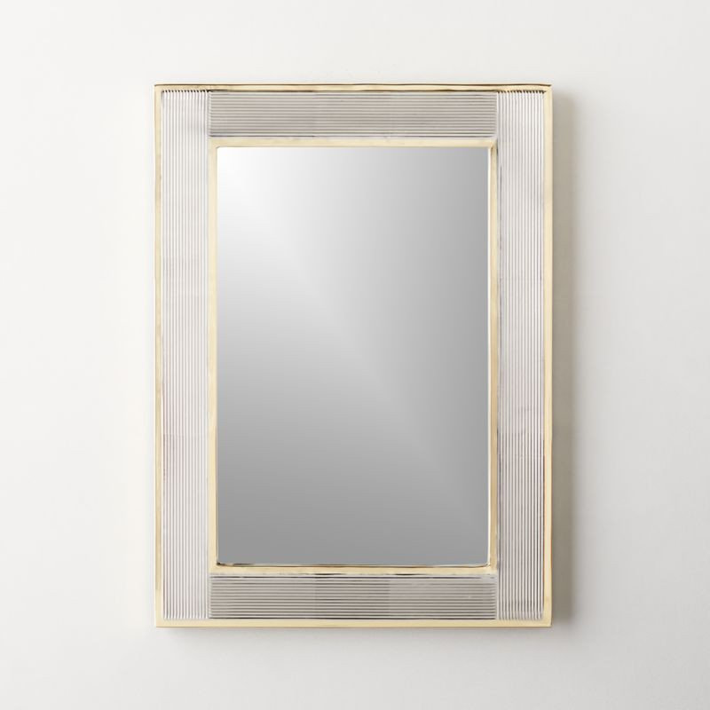 Dolly Rectangular Wall Mirror 20"x28" | CB2 | CB2