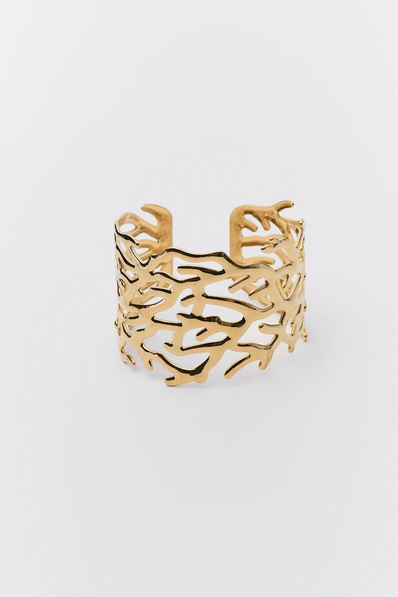 Isla Gold Cuff Bracelet | Avara