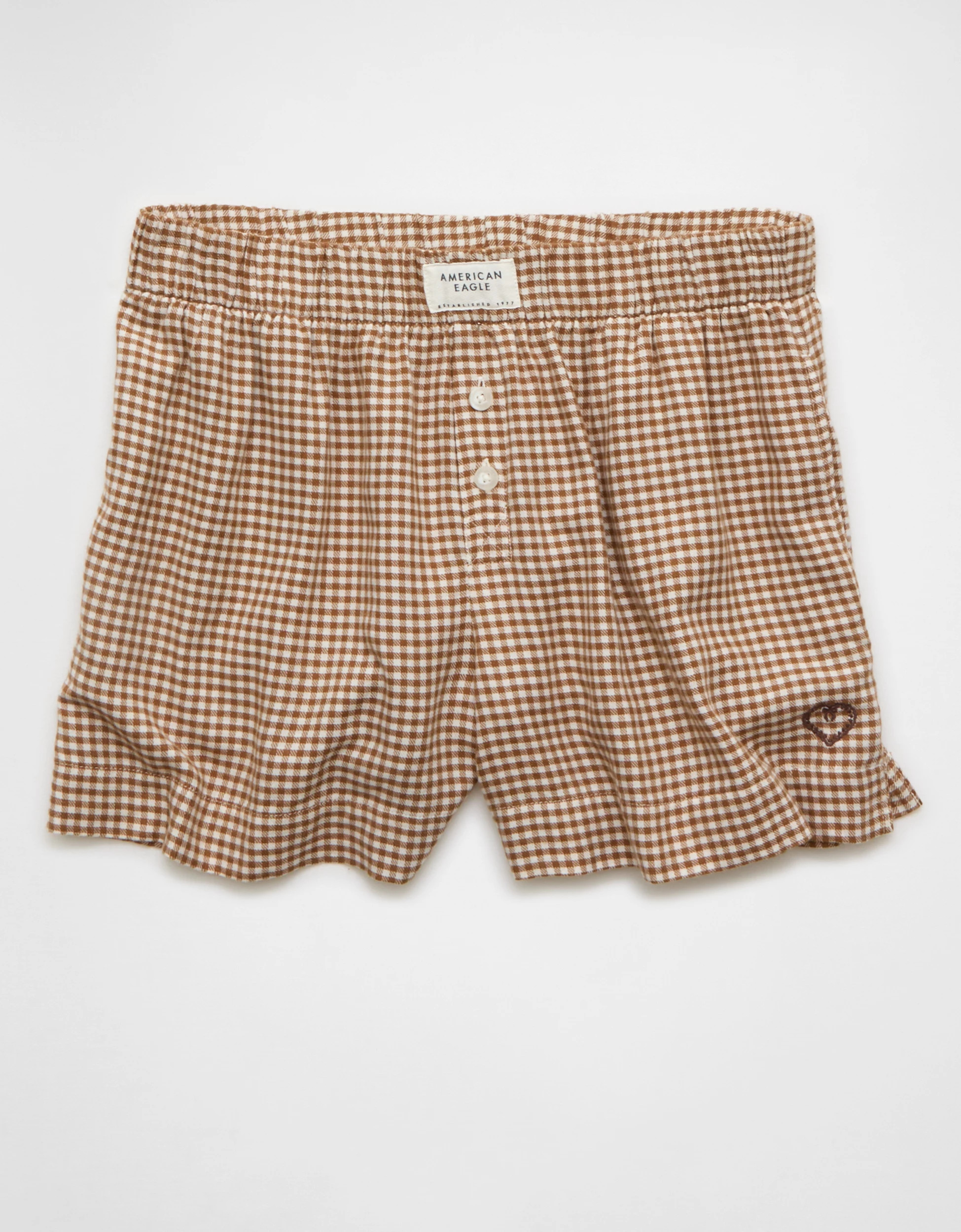 AE Flannel Boxer Sleep Short | American Eagle Outfitters (US & CA)