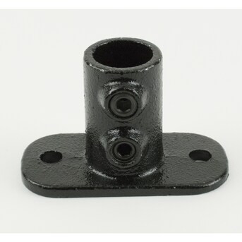 SteelTek 3/4-in Structural Black Standard Rail Flange | Lowe's