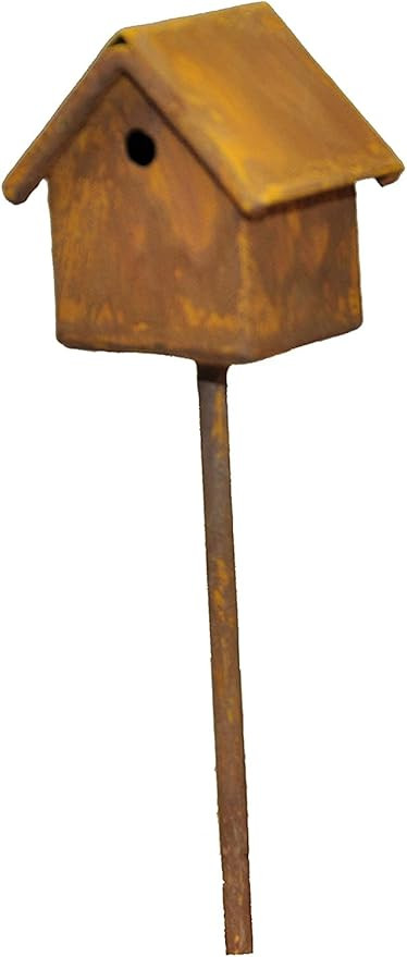 G & F Products MiniGardenn 10020 Fairy Garden Miniature Bird House Pick, brown | Amazon (US)