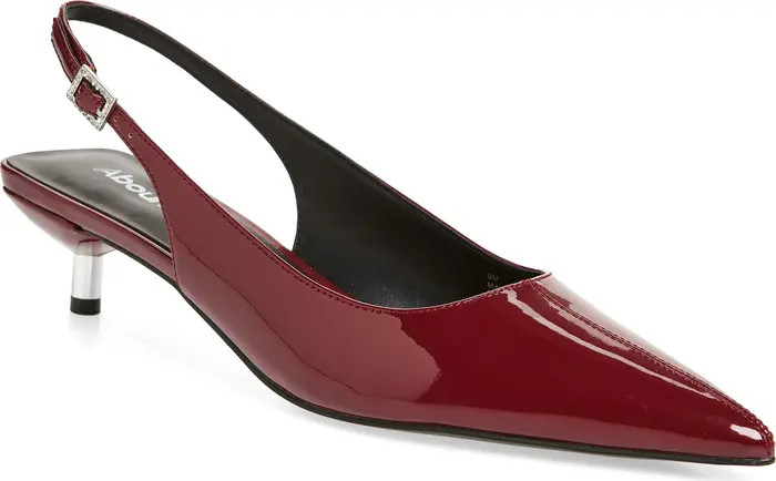 Lidia Slingback Kitten Heel Pump (Women) | Nordstrom Rack