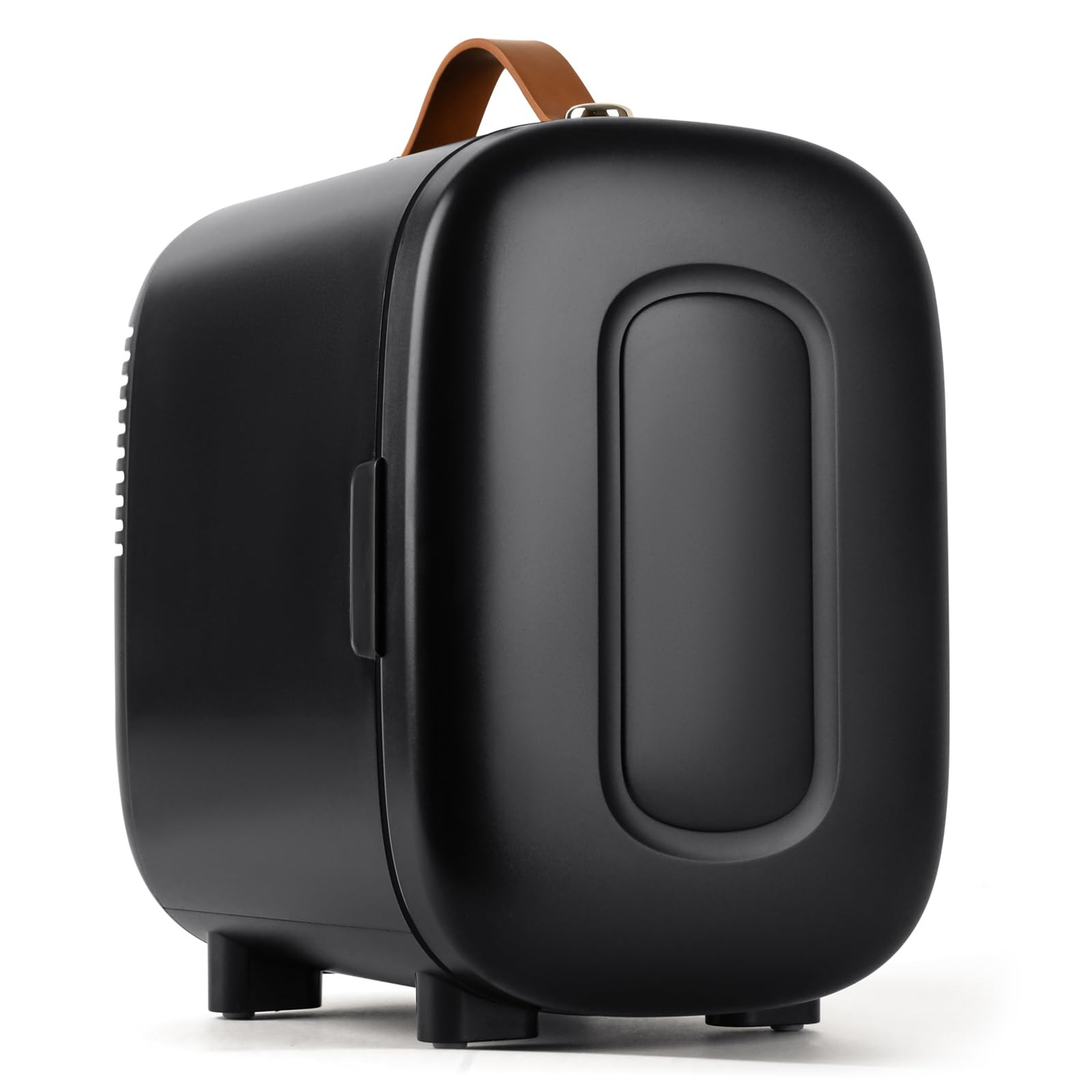 Mini Fridge for Bedroom, 4 Liter/6 Cans Skincare Small Refrigerator, AC/DC Portable Mini Cooler &... | Amazon (US)