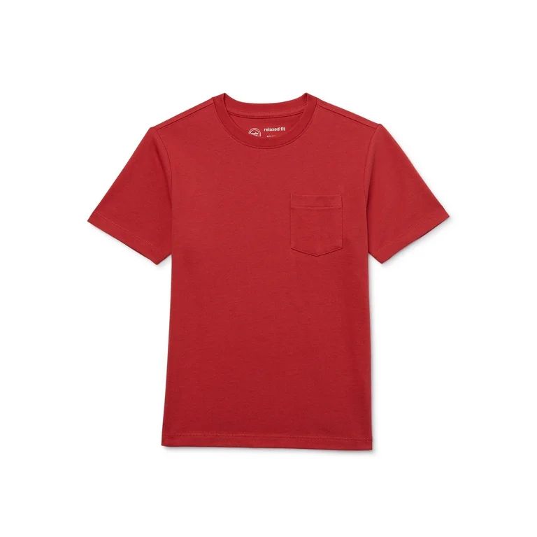 Wonder Nation Boys Pocket Tee with Short Sleeves, Sizes 4-18 & Plus | Walmart (US)