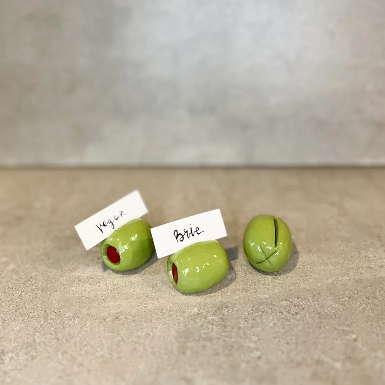 Olive Place Card Holder | Etsy (US)