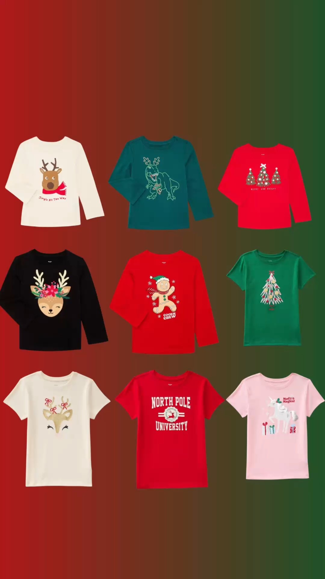 Kids graphic holiday tees as low as $2.99 and under $7!!! 

#LTKSaleAlert #LTKHoliday #LTKKids