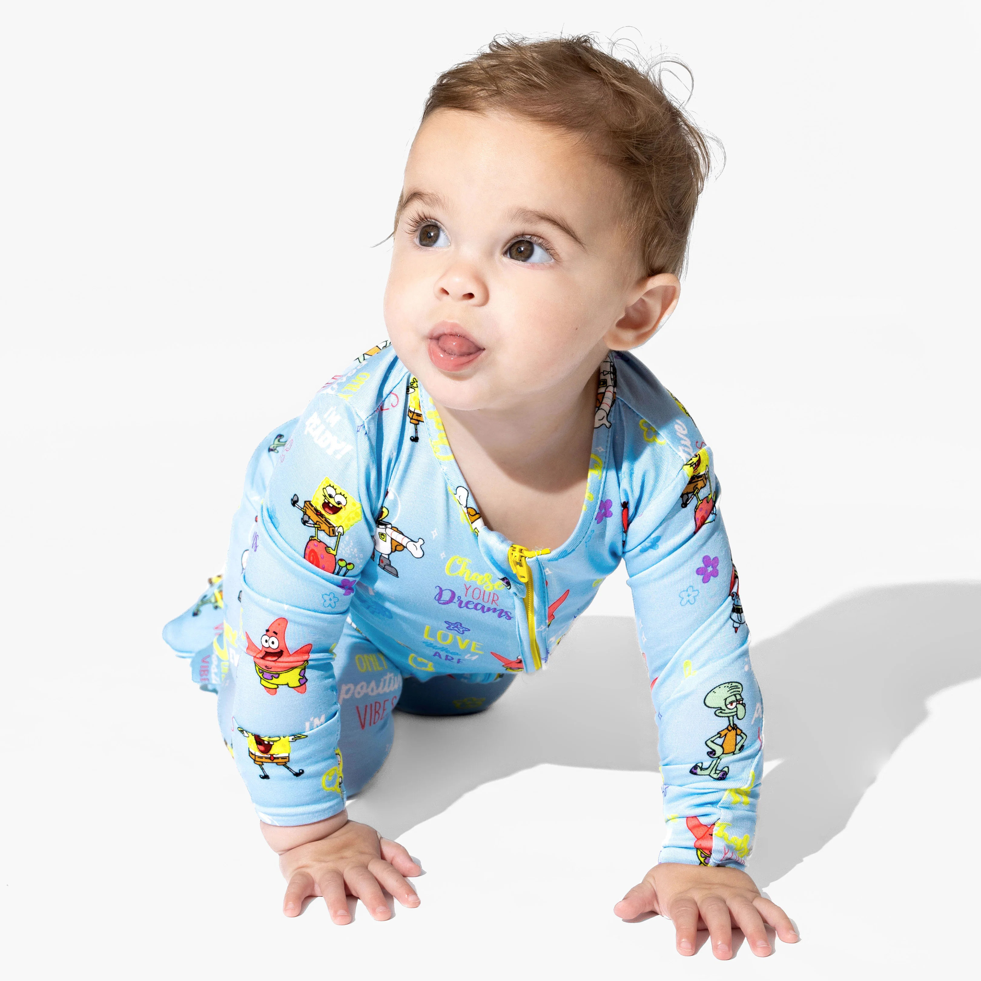 SpongeBob SquarePants: Good Vibes Bamboo Convertible Footie | Bellabu Bear