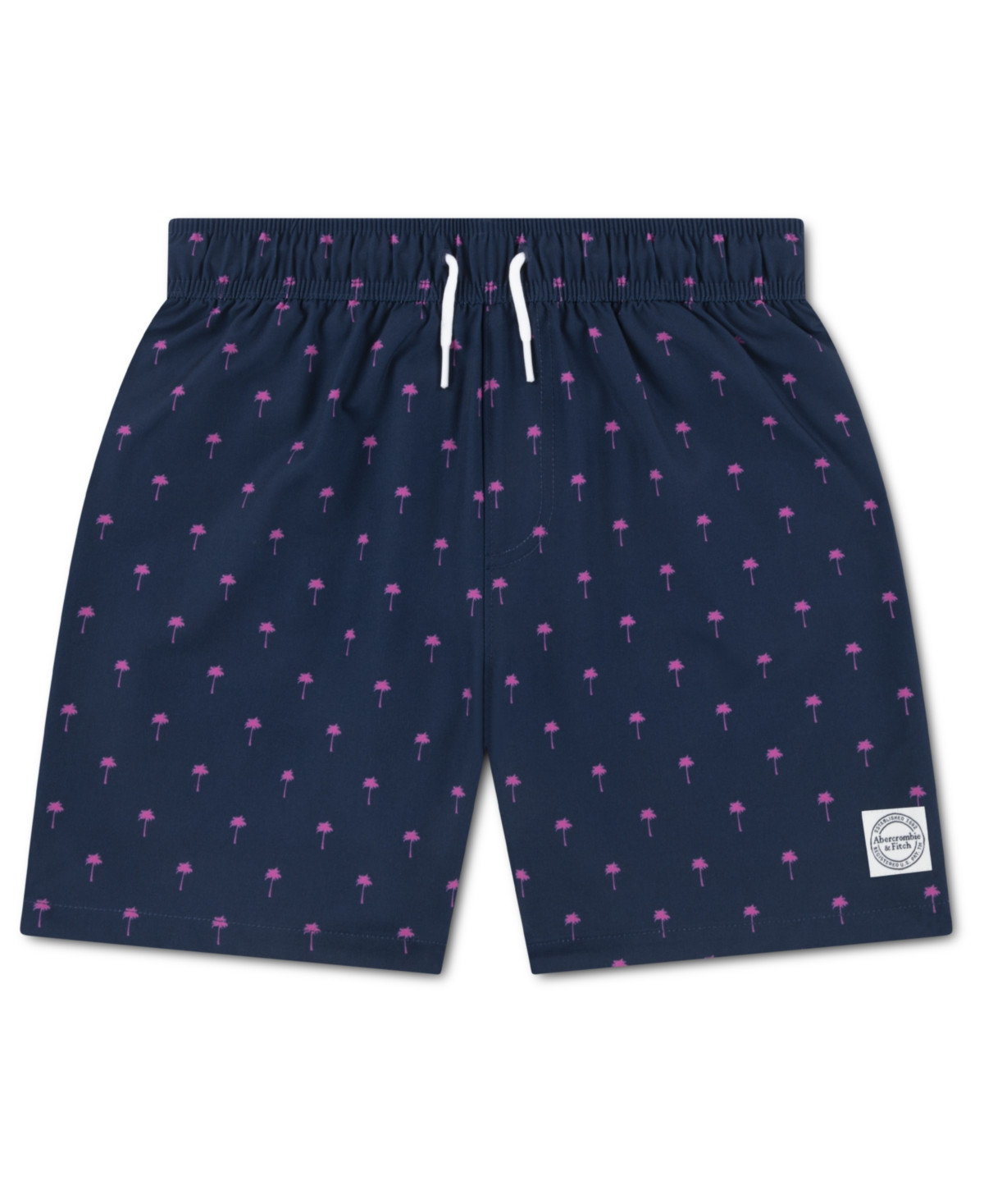 abercrombie kids Boys' 5-8 Printed Swim Trunks - Navy | Macy's