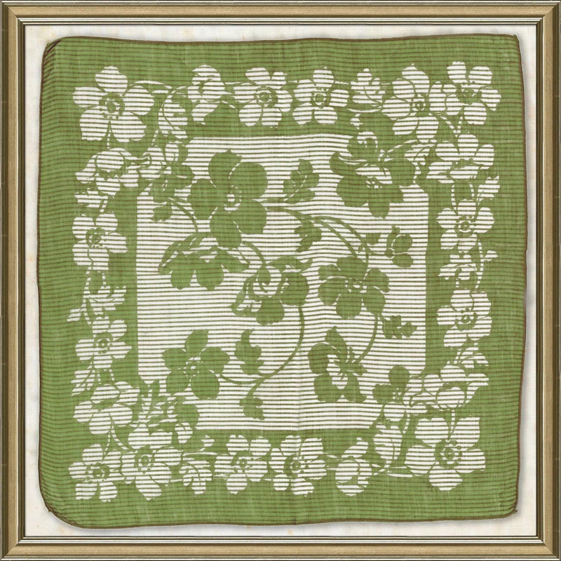 Vintage Silk Handkerchief " Vintage Silk Handkerchief V " | Wayfair North America