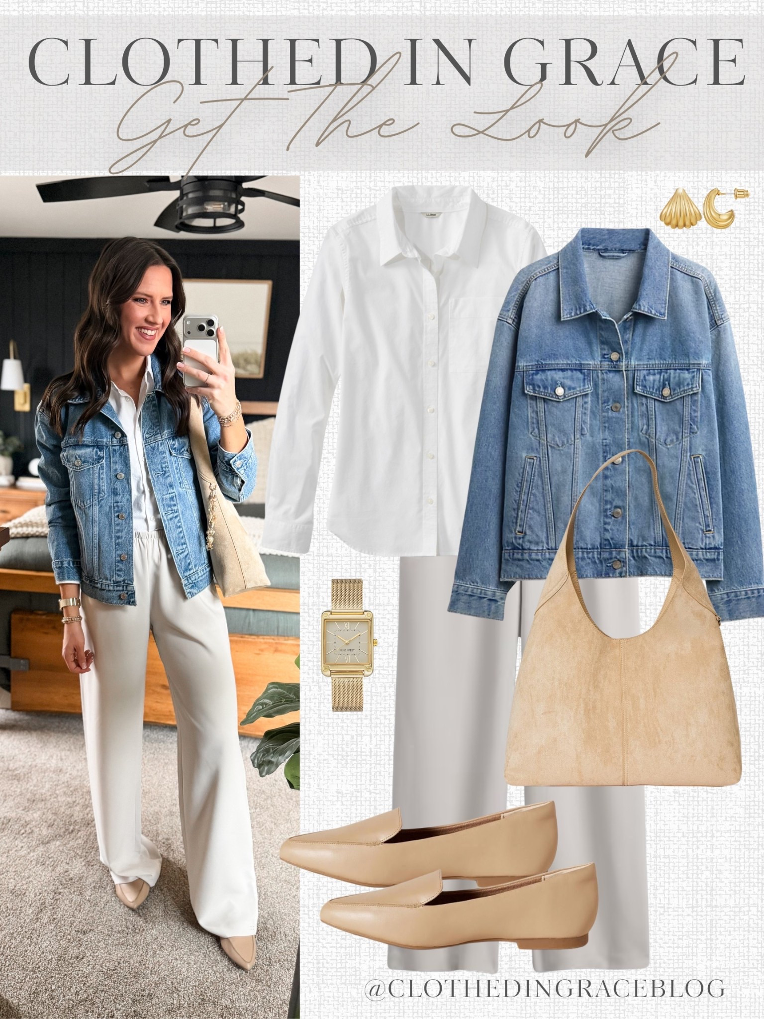 Capsule wardrobe styling 

Button up - small 
Jacket - xs/sm 
Pants - small tall 