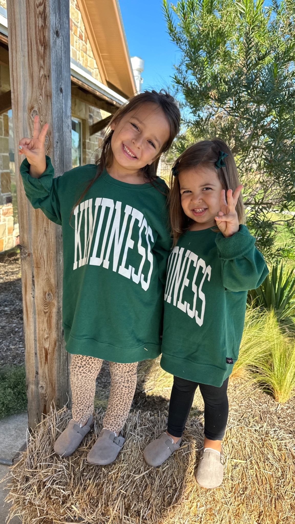 Kids kindness sweatshirt from target. Slide on kids Birkenstocks look for less from old navy 


#LTKstyletip #LTKkids #LTKHoliday
