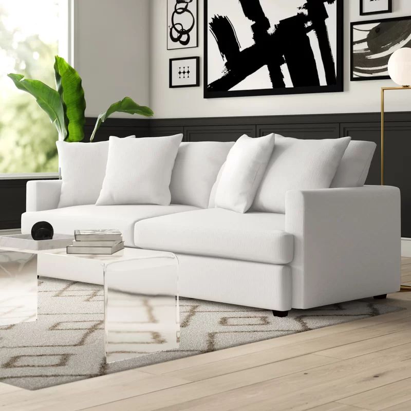 Phokas 93" Square Arm Sofa | Wayfair North America