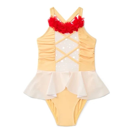 Character Toddler Girl Princess Cosplay Swimsuit, Sizes 12M-5T | Walmart (US)