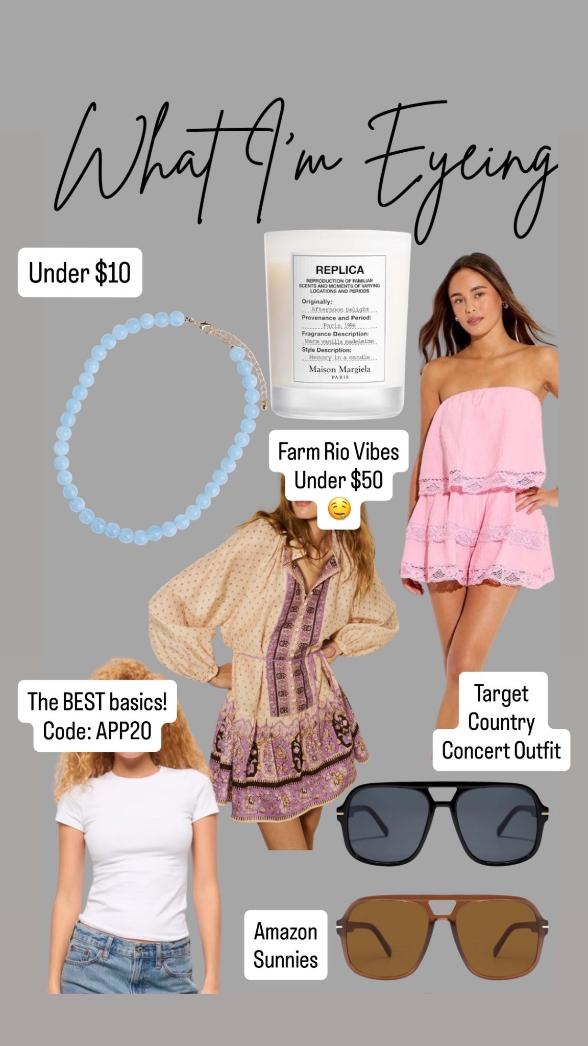 What I’m loving!!
County concert outfit
Nashville outfit
Farm Rio look for less
Mother’s Day gift ideas
Basic tee

#LTKSaleAlert #LTKstorytime #LTKMothersDay