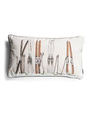 14x24 Painted Ski Pillow | Marshalls