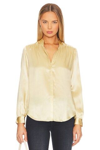 Bianca Band Collar Blouse
                    
                    L'AGENCE | Revolve Clothing (Global)