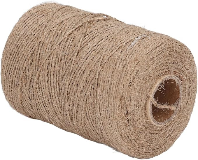 Corda de Juta Corda de Cânhamo DIY Artesanato 300 Metros Jardinagem de 2 Camadas | Amazon (BR)