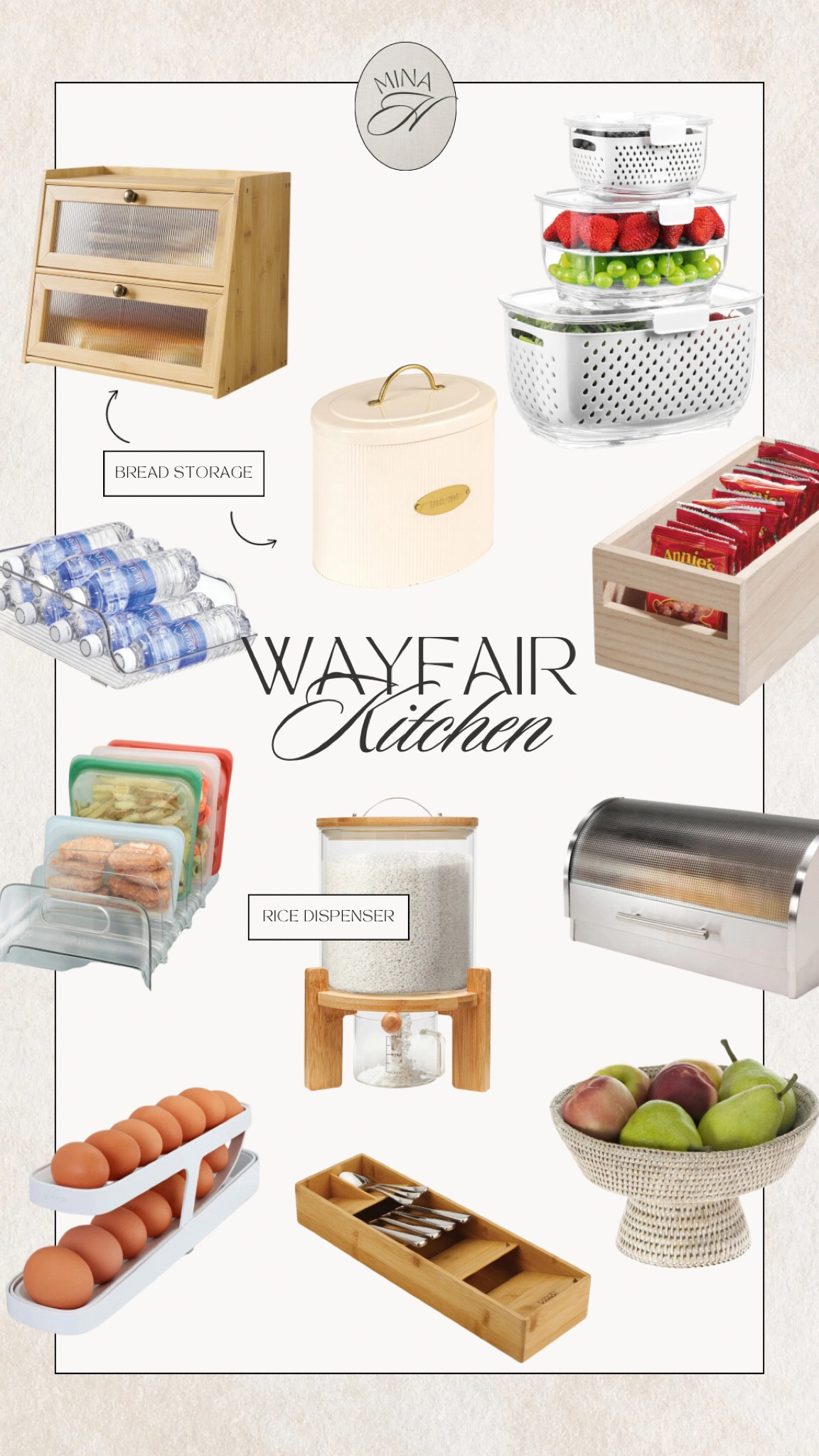 Wayfair Kitchen organizers and storage 

#LTKFindsUnder50 #LTKHome #LTKFamily