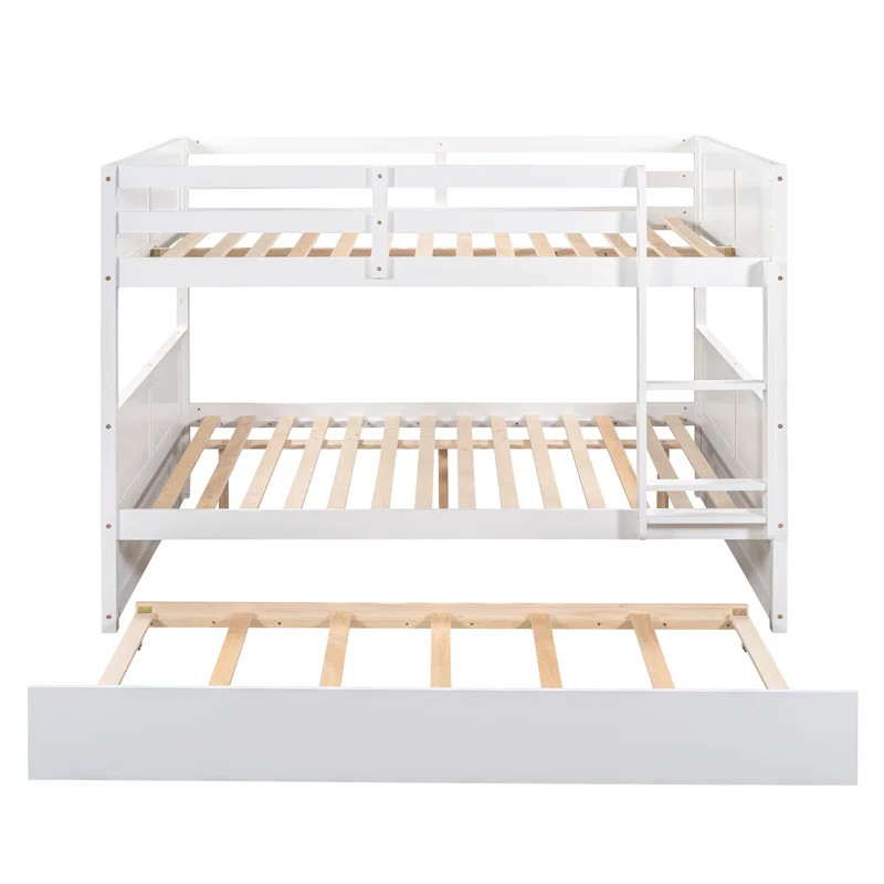 Devante Full Over Full Standard Bunk Bed with Trundle by Harriet Bee | Wayfair North America