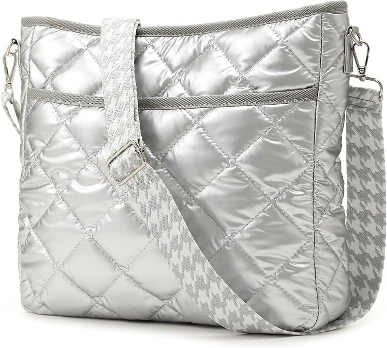 Quilted Crossbody Bags for Women, Unique Pattern Strap Quilted Bag, Crossbody Purses for Women, Q... | Amazon (US)