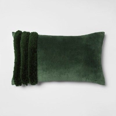Velvet Fringed Oversize Lumbar Throw Pillow - Opalhouse™ | Target
