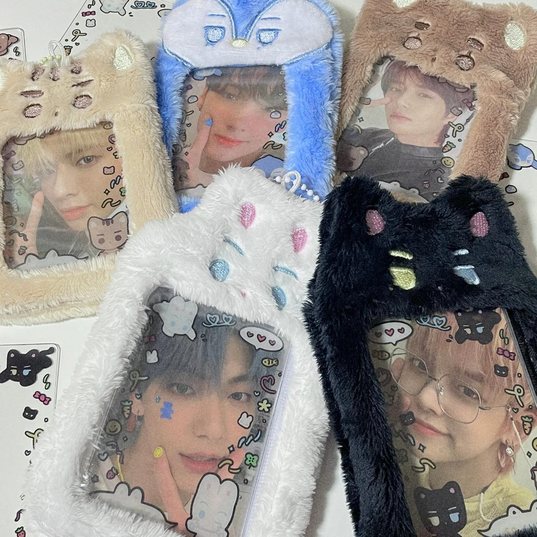 Plush photocard holder keychains | Etsy (US)