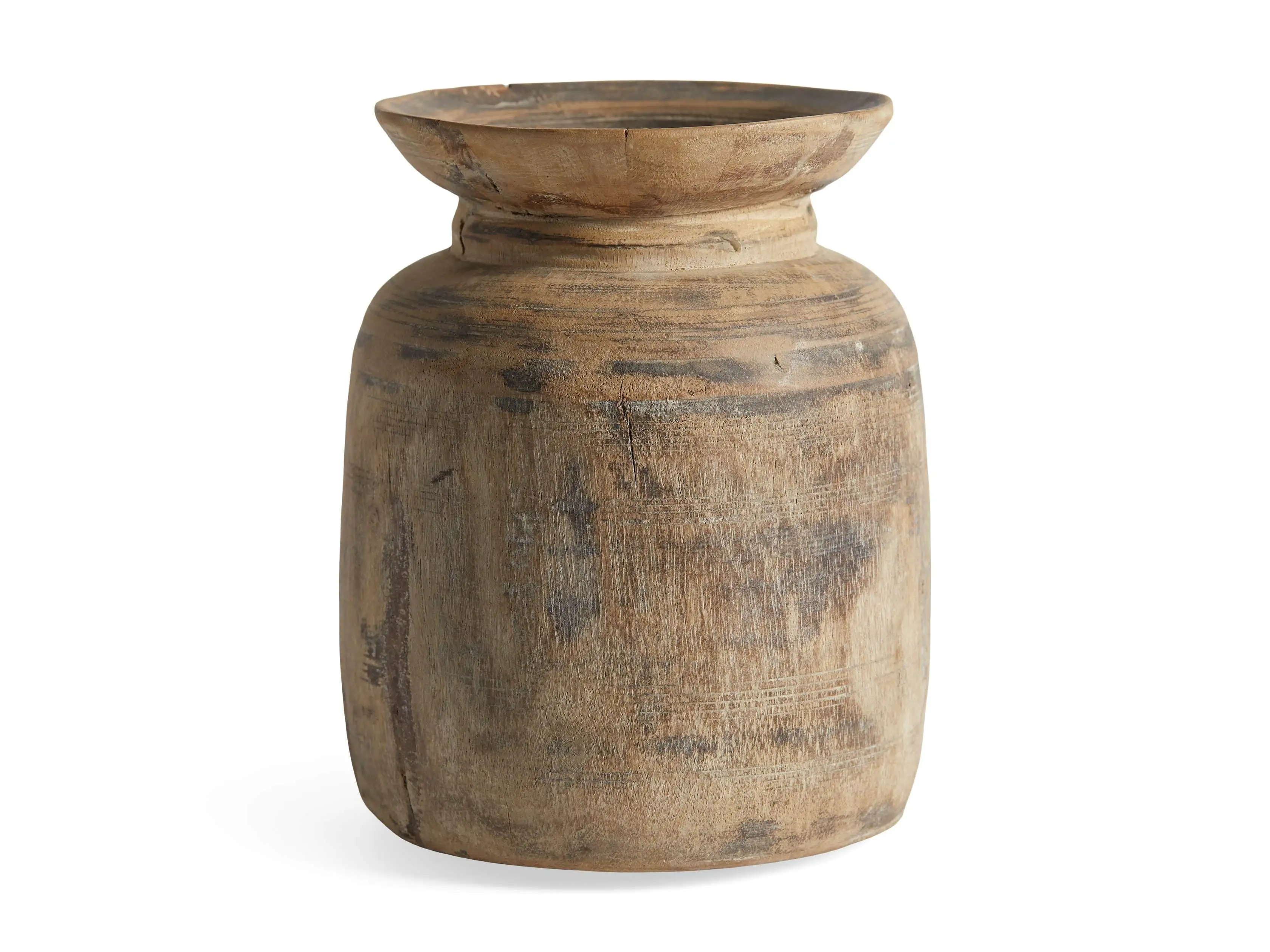 Reclaimed Wood Vase | Arhaus