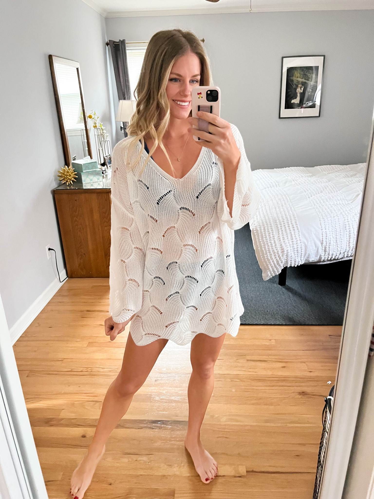 Obsessed with this coverup! It’s so nice and soft and I love that it is long sleeve! Size small  Code Jacqueline15 saves 15% on orders $65+

#LTKunder50 #LTKswim #LTKSeasonal
