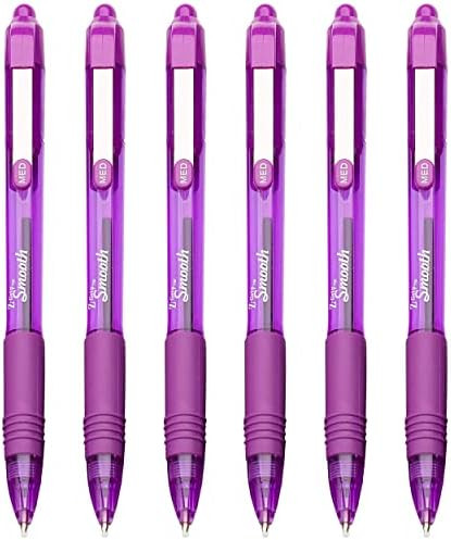 Z-Grip Ballpoint Pen – Straight – Retractable – Pack of 6 – Purple | Amazon (DE)