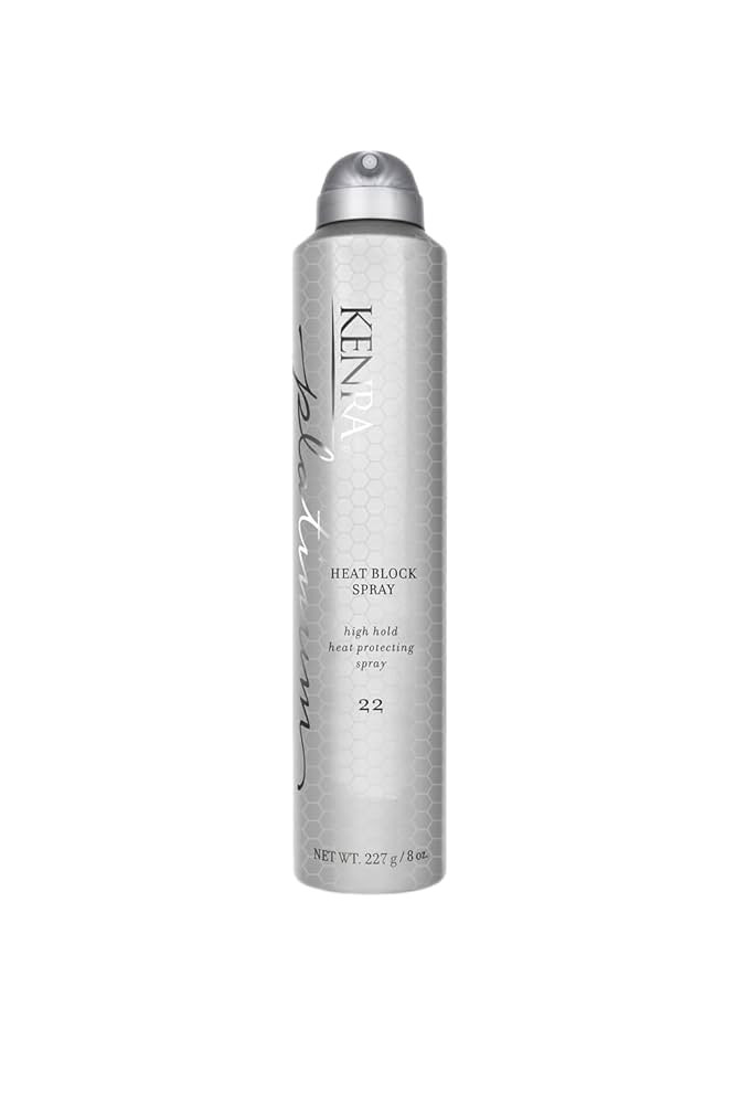 Kenra Platinum Heat Block Spray 22 | Heat Protecting Hairspray | High Hold For Ultimate Style Lon... | Amazon (US)