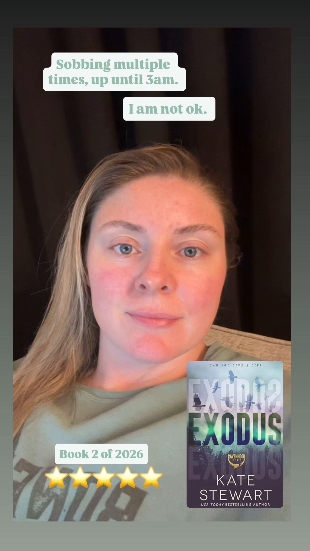 This series has me in an absolute choke hold, bro. Exodus was ⭐️⭐️⭐️⭐️⭐️, if you love smut, character development, books that make you laugh and cry, you’ve got to read this series. 

Books, reading 

#LTKFindsUnder50