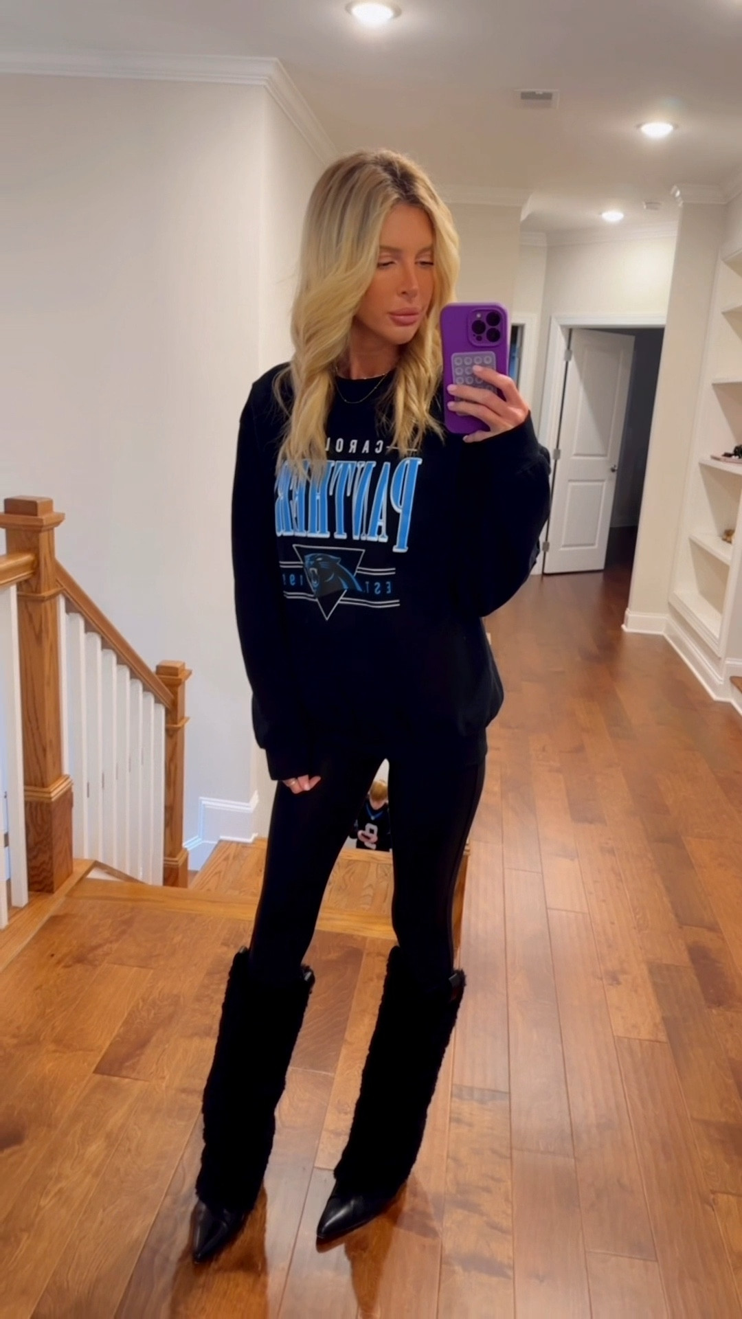 Panthers 🖤💙

#LTKootd #LTKvlog #LTKmomlife