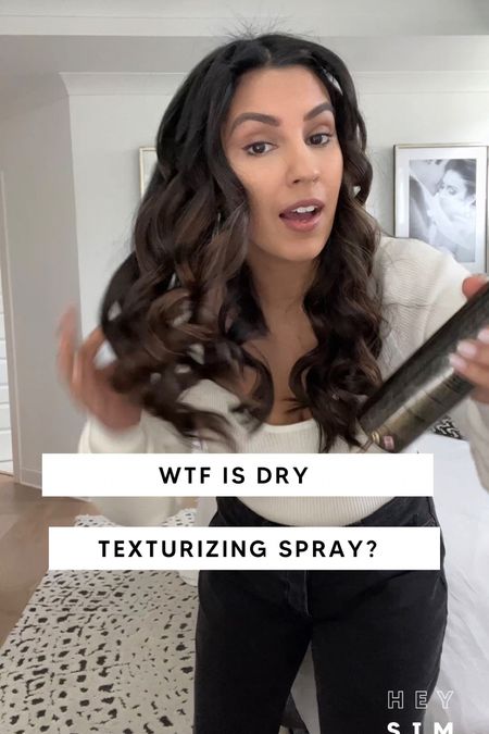 What does dry texturizing spray do? So much volume! 