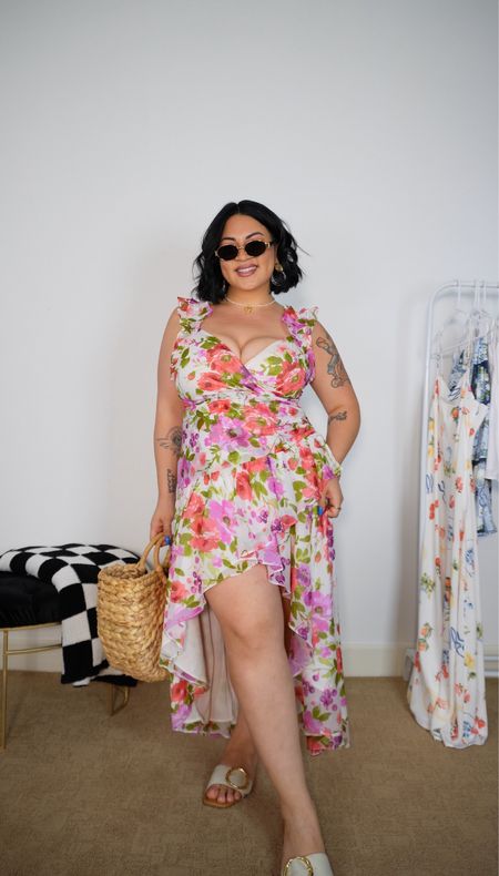 The perfect summer and spring dress for curvy women 

Size large dress from Abercrombie - it’s stretchy and has room! True to size 
Bra is Harper Wilde size 40DD


#LTKxTarget #LTKwedding #LTKtravel
