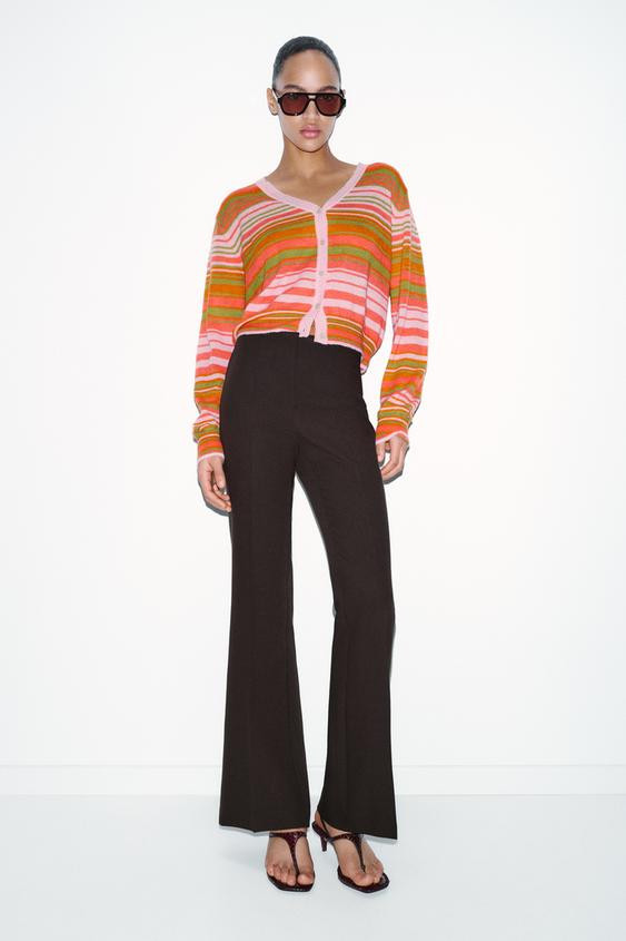 STRIPED CARDIGAN | Zara US